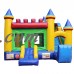 Castle Theme Inflatable Slide Combo Commercial Grade Bounce House   